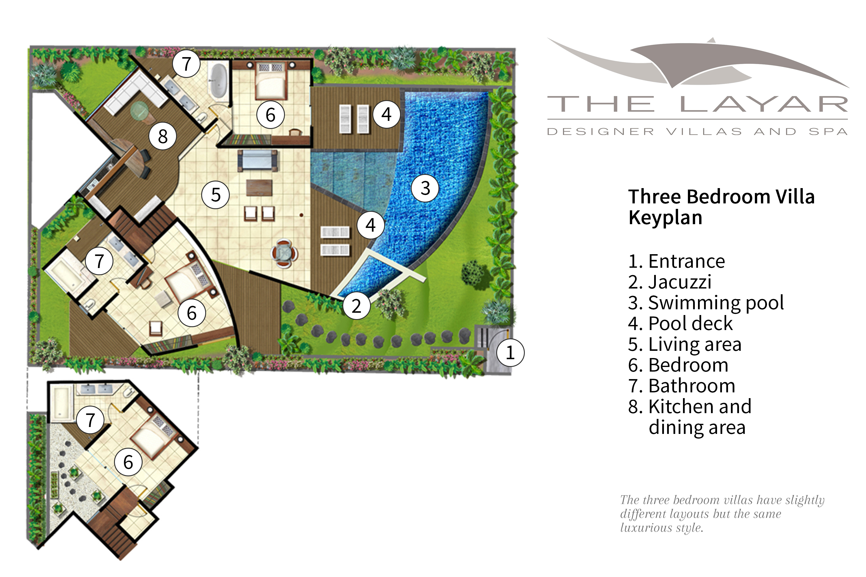 The Layar 3BR - Floorplan